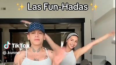 Ángela Aguilar y Kunno se burlan del hate en redes sociales con trend de 'hadas'