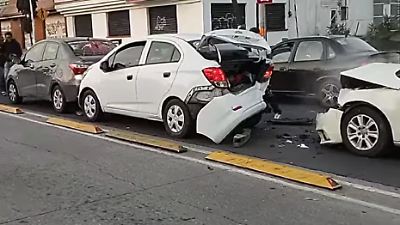 Accidente en Ecatepec genera congestión vial en la avenida José López Portillo