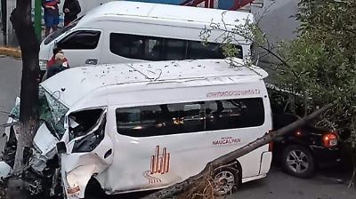 Accidente en Tlalnepantla deja 10 lesionados y provoca caos vial