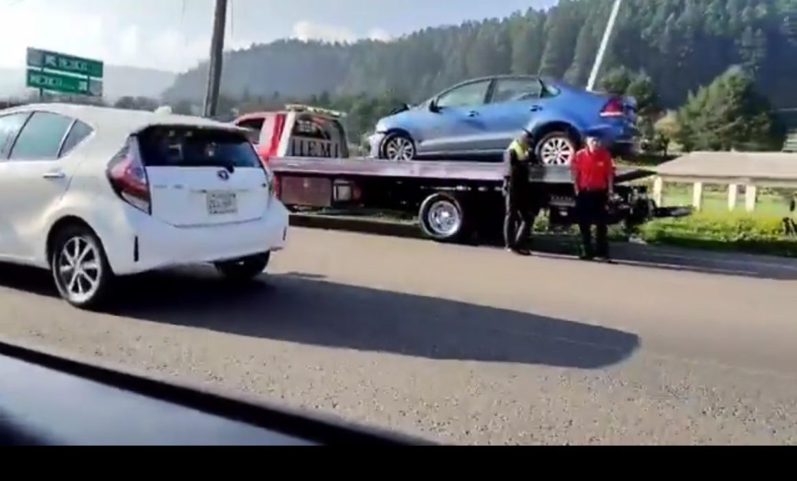 Accidente en la México-Toluca genera caos vial y recomendaciones para conducir con precaución