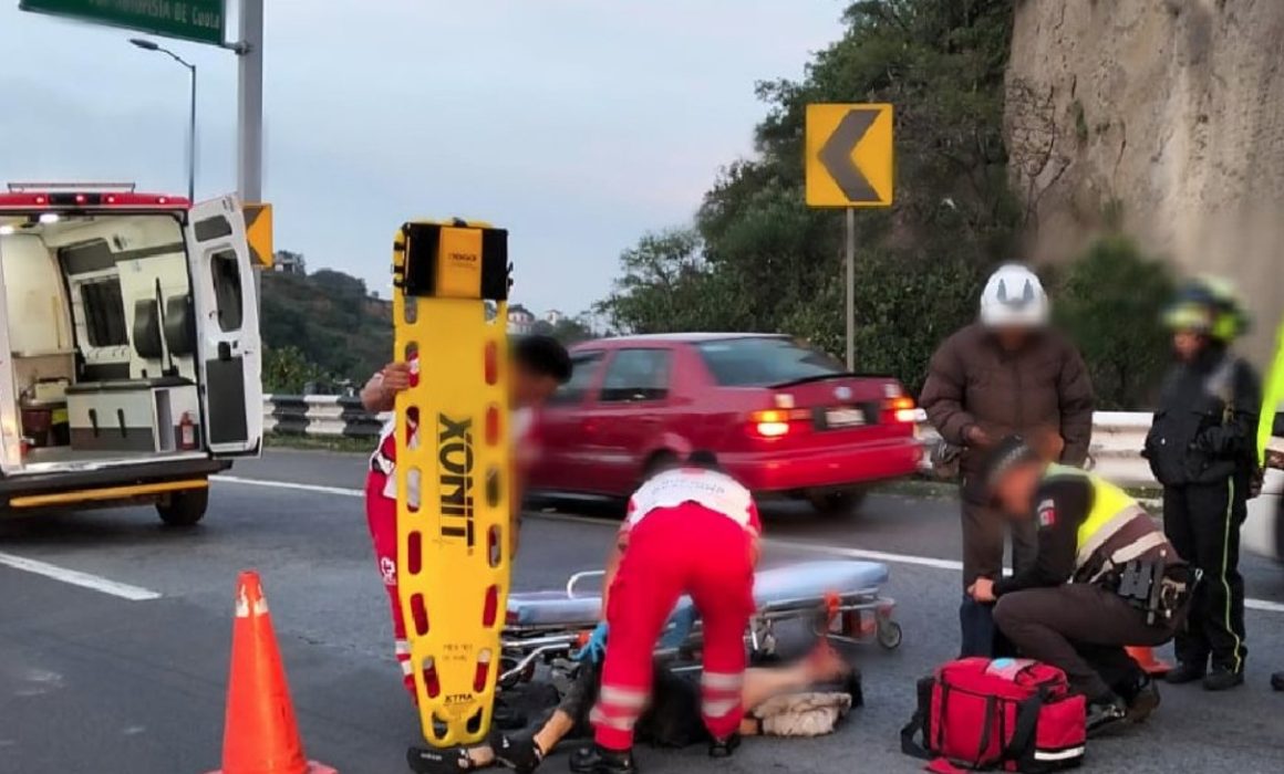 Accidente en la autopista Chamapa-Lechería causa cierre parcial y emergencia vial en Cuautitlán Izcalli