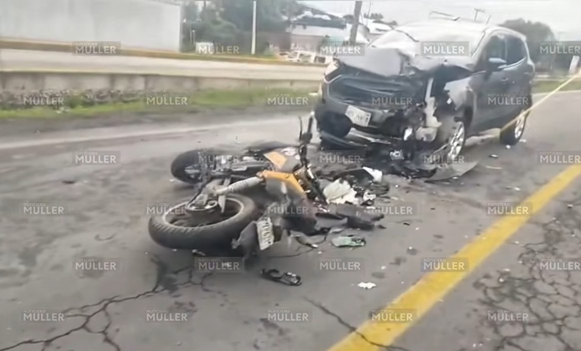 Accidente múltiple en Ecatepec: atropello, choque y vehículos en fuga impactan la autopista México-Pachuca