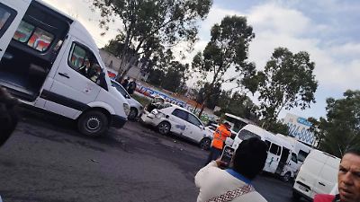 Accidente múltiple en la México-Texcoco deja varios lesionados y afecta la circulación