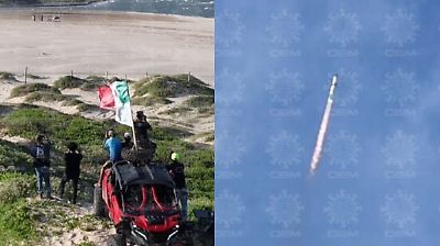 Activistas en Tamaulipas celebran que restos del cohete Starship cayeron en EE. UU. y no en el Golfo de México