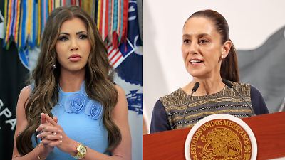 Acusa la secretaria de Seguridad de EE. UU. a Sheinbaum de incitar protestas en Los Ángeles