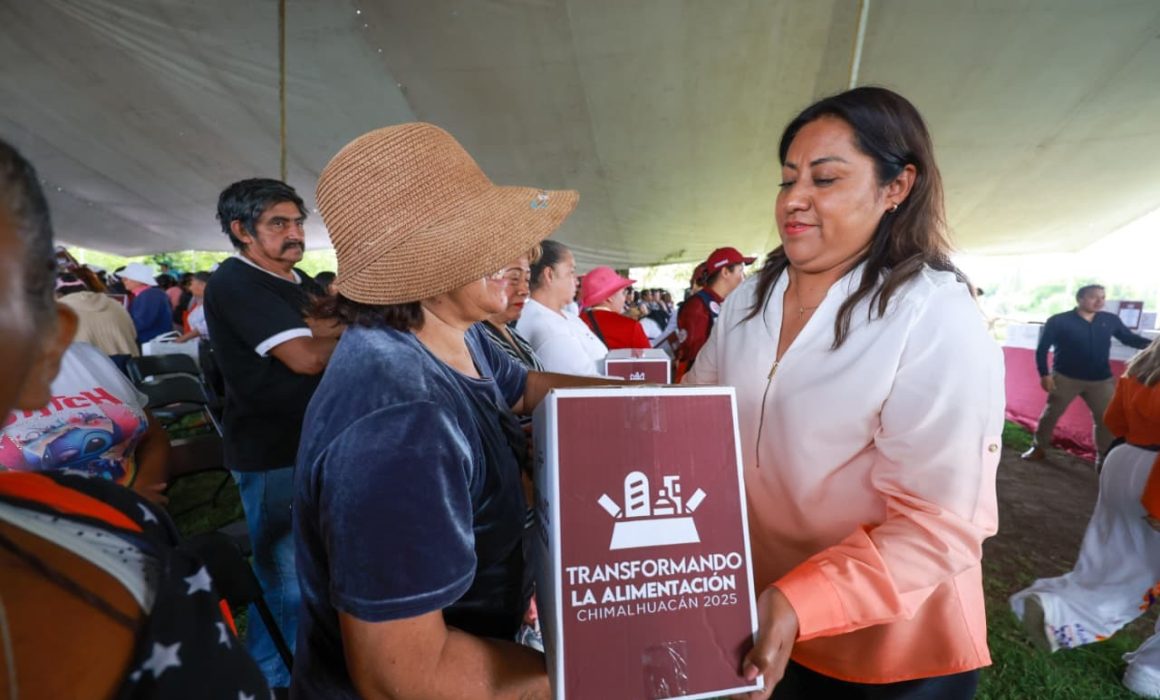 Acusan uso electoral de despensas en Chimalhuacán por gobierno local y ligados a Morena