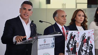 Alejandro Moreno rechaza acusaciones de Sheinbaum y denuncia pacto con el crimen organizado