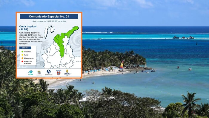 Alerta en el Caribe colombiano por posible desarrollo de ciclón tropical y recomendaciones oficiales