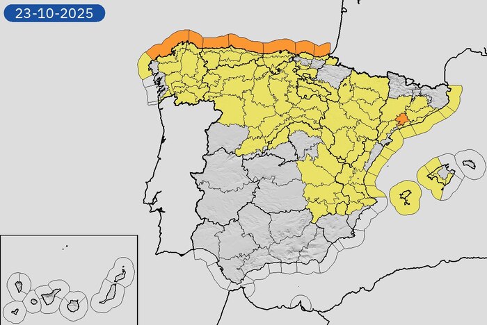 Alertan por la borrasca Benjamín: fuertes vientos y oleajes peligrosos en España