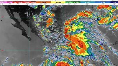 Alertan por lluvias intensas en México por dos tormentas tropicales en el Golfo y costas de Guerrero