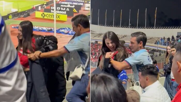 Alexis Vega aclara la polémica familiar en el Cruz Azul vs Toluca y desmiente que la mujer en el video sea su esposa