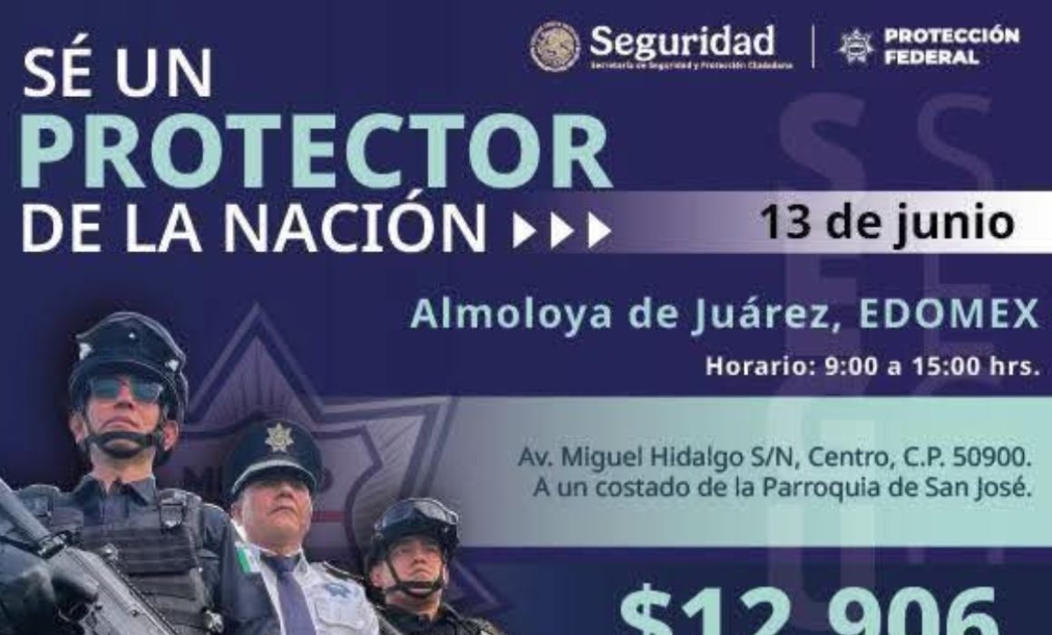 Almoloya de Juárez Recluta Abuelitos y Personas con Secundaria para Policía Federal