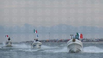 Ambientalistas protestan desde el Golfo de México contra lanzamientos de SpaceX por impacto ecológico