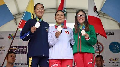 Andarines logran podio en la Copa Panamericana en Colombia