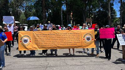 Animalistas protestan por muerte de perros en Texcoco y libertad de presuntos responsables