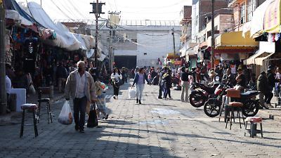Aplican operativo contra el ambulantaje en San Luis Mextepec