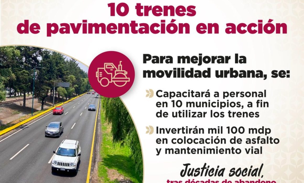 Arranca en el oriente del Estado de México un plan histórico de pavimentación con inversión multimillonaria