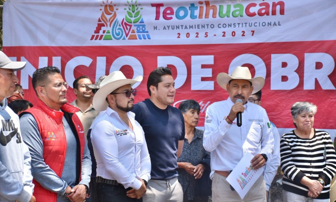 Arranca gira de obras  en Teotihuacán de la mano de Mario Paredes