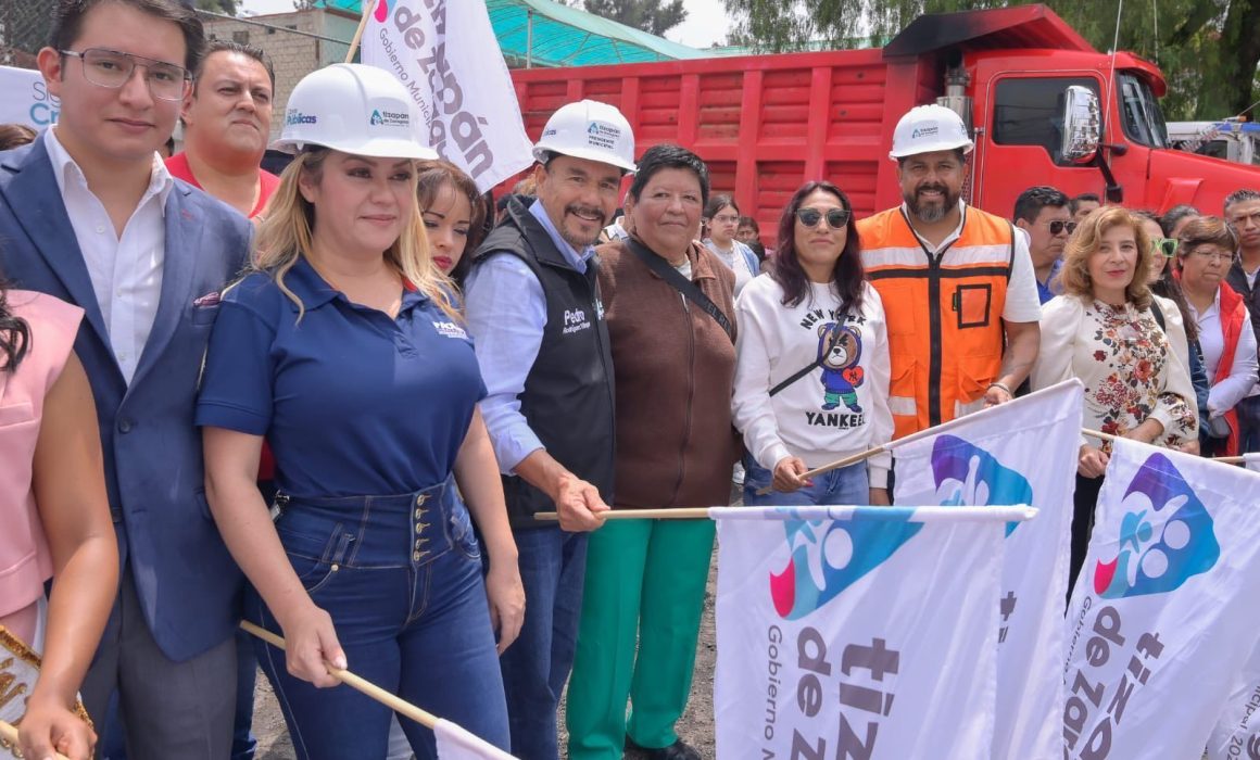 Arrancan obras de renovación vial en Barrio Norte, Atizapán de Zaragoza