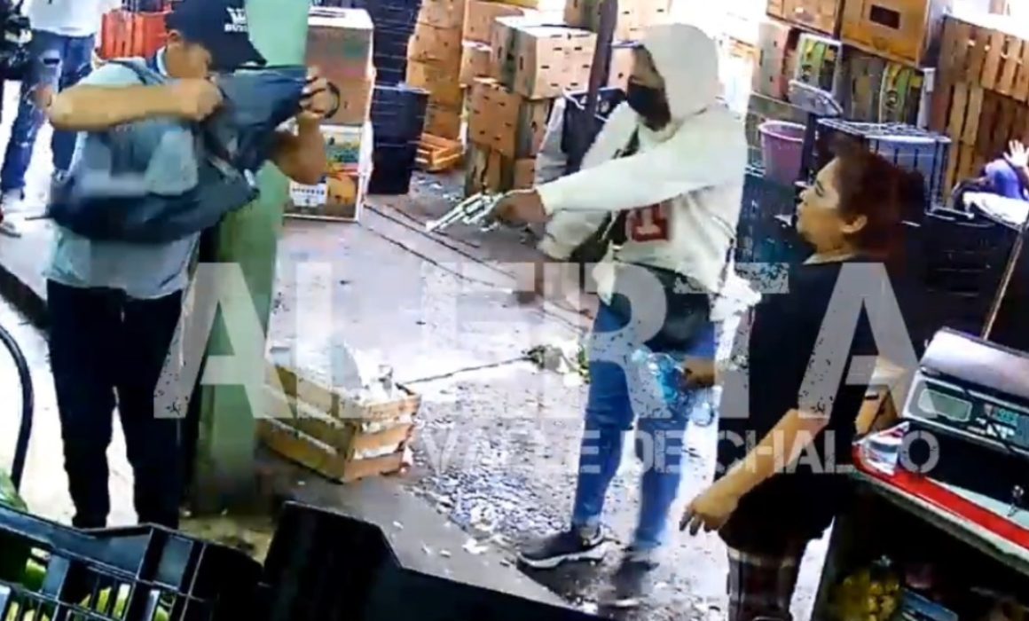 Asalto violento a mano armada en verdulería de Chalco causa indignación