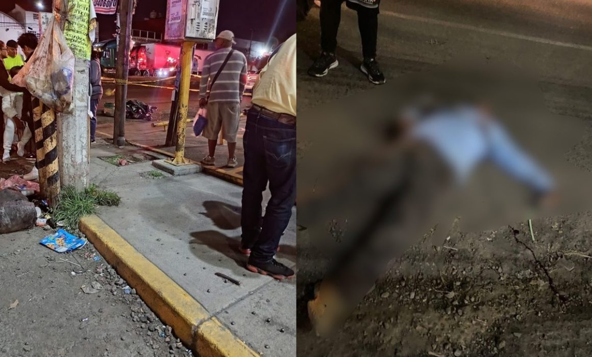 Asesinan a balazos a checador de combis en Acolman frente a tienda Elektra