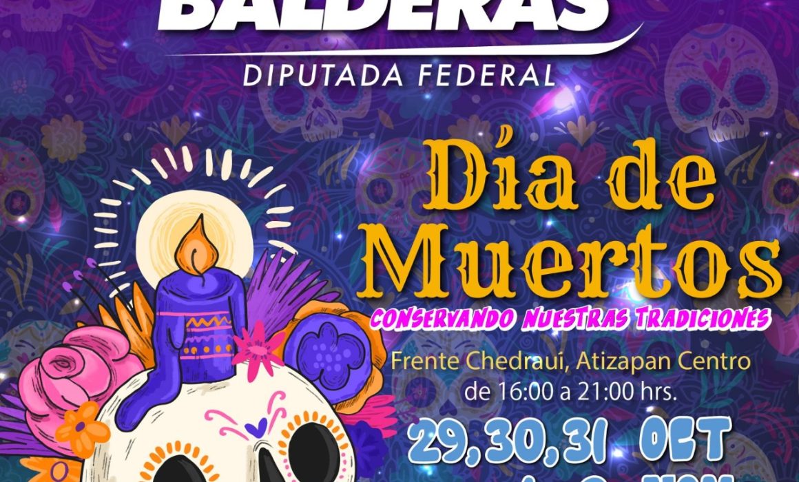 Atizapán celebra el Día de Muertos con actividades culturales para fortalecer tradiciones mexicanas