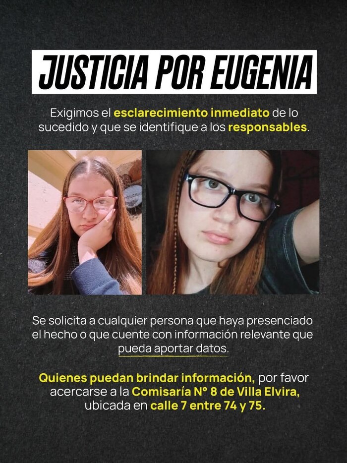Automovilista sospechoso de atropellar y causar la muerte de Eugenia Carril se entrega en La Plata