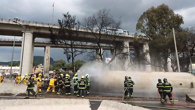 Autopista México-Puebla reabre tras 16 horas de cierre por accidente con fuga de gas