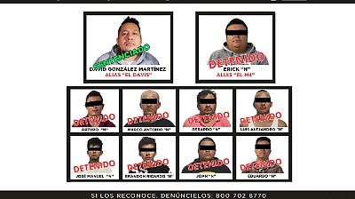 Autoridades aseguran a nueve integrantes de la célula delictiva M4 en Nicolás Romero