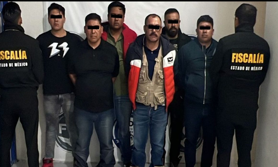 Autoridades del Estado de México detienen a seis personas armadas con vestimenta falsa de la FGJEM y PDI en Huehuetoca