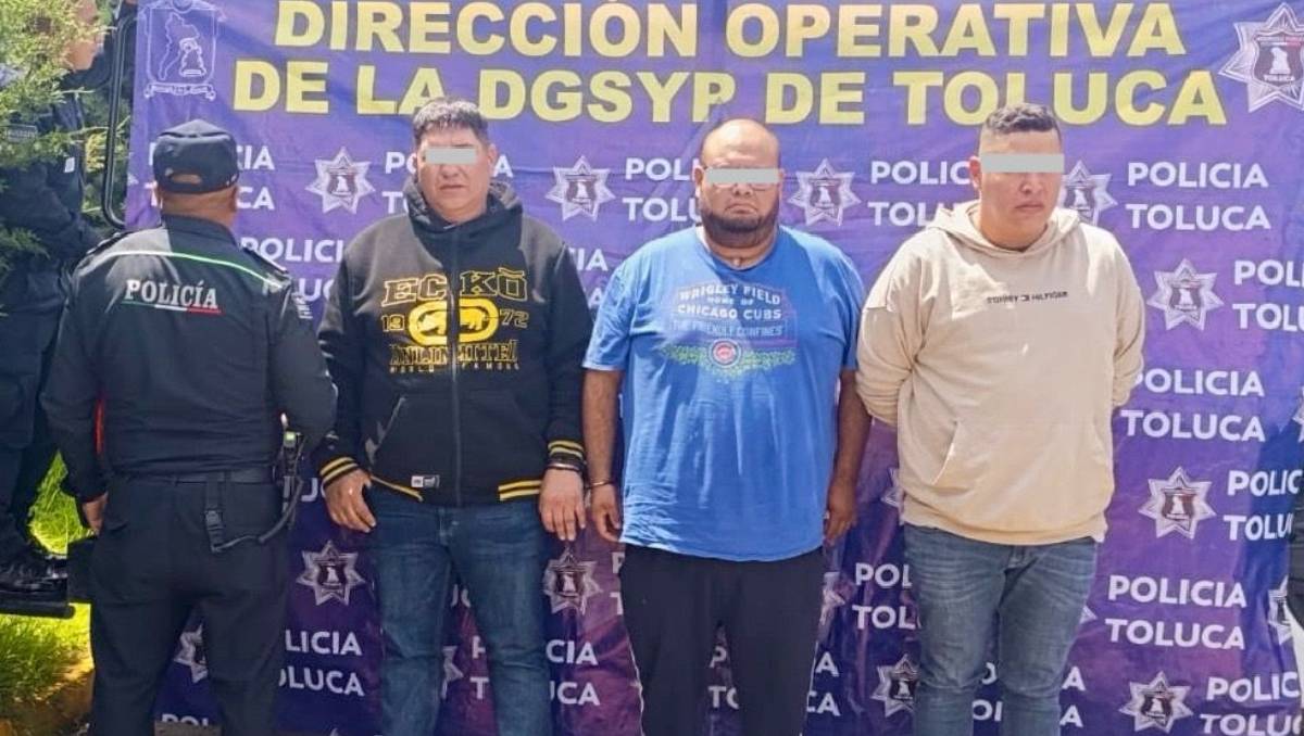 Autoridades en Toluca desmantelan red de extorsionadores colombianos bajo esquema 'gota a gota'