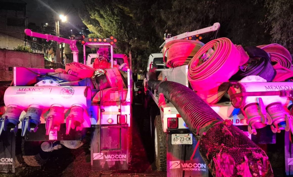 Autoridades implementan acciones preventivas tras lluvias en el Estado de México