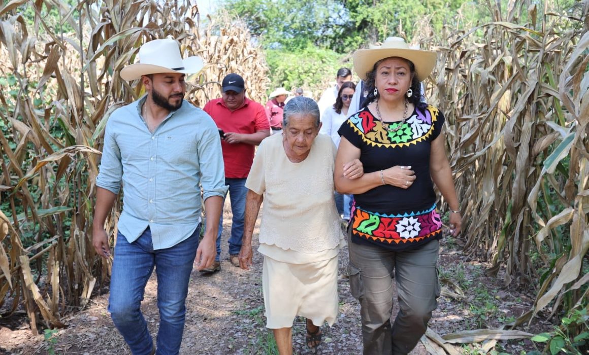 Autoridades visitan cultivos afectados por lluvias en Luvianos y anuncian apoyos para campesinos