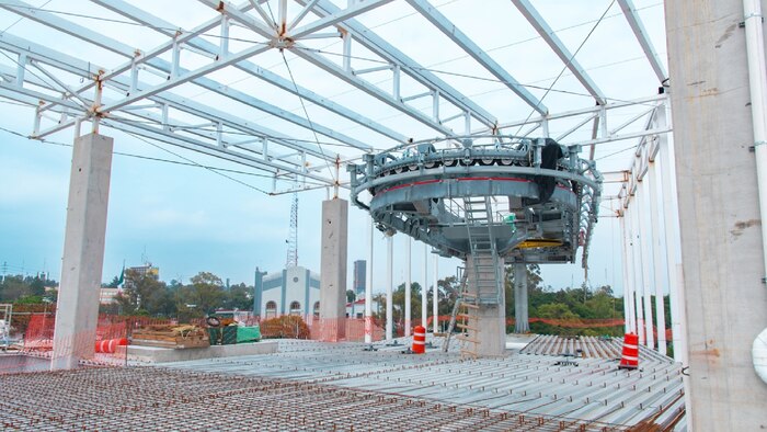 Avanza al 50% la construcción de la Línea 3 del Mexicable para conectar zonas marginadas del Valle de México