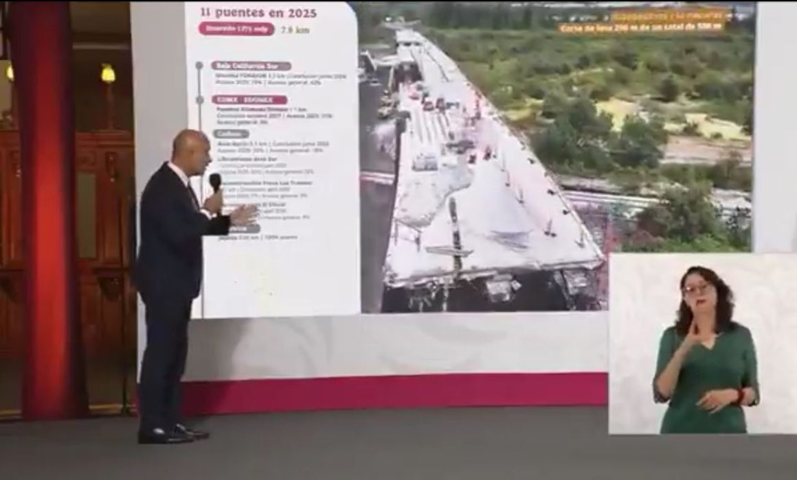 Avanzan a buen ritmo las obras de la carretera Toluca–Zihuatanejo y puentes Alameda Oriente en Edomex