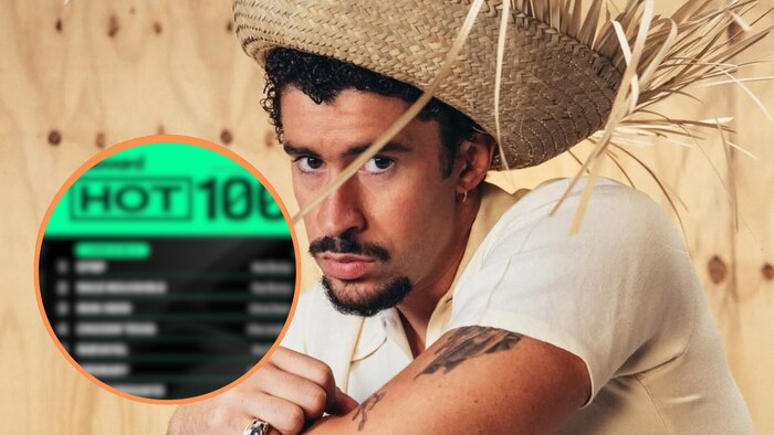 Bad Bunny consigue su primer número uno en Billboard Hot 100 en solitario tras presentación en el Super Bowl LX
