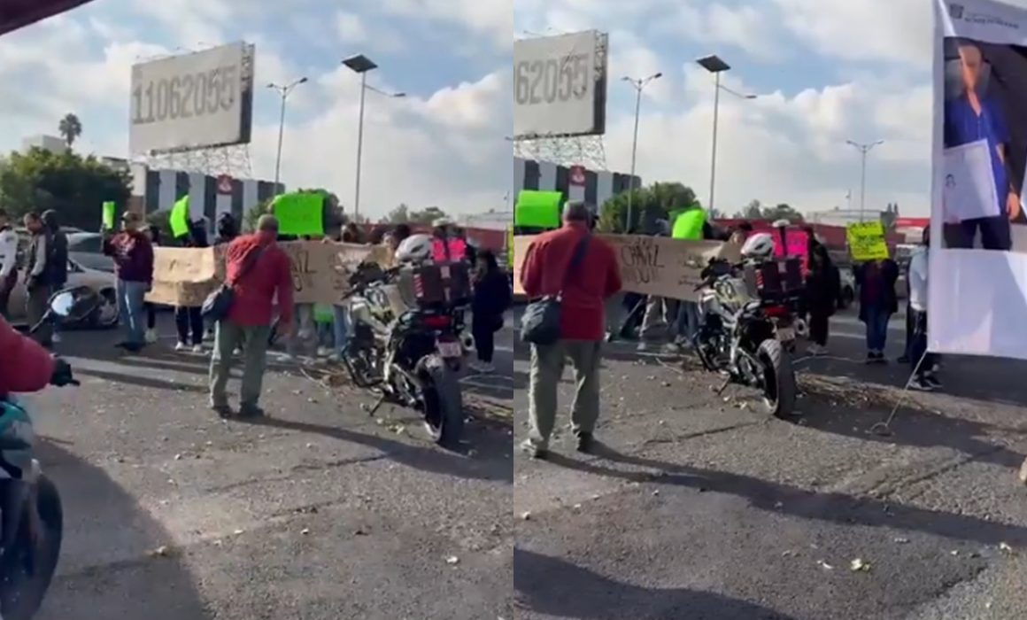 Bloqueo en Periférico Norte en Naucalpan por búsqueda de joven desaparecido