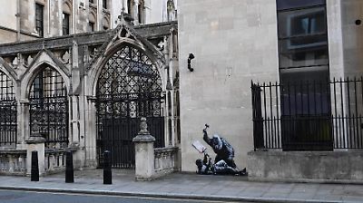 Borran en Londres un mural de Banksy criticando la libertad de expresión