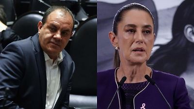 Cámara de Diputados determinará sanción para Cuauhtémoc Blanco; Sheinbaum no opina