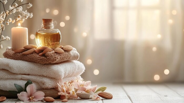 Cómo preparar un iluminador casero con aceite de almendras para un acabado profesional