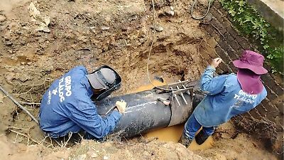 CAEM repara cinco fugas de agua en Temascaltepec y San Simón de Guerrero, beneficiando a 150 mil habitantes