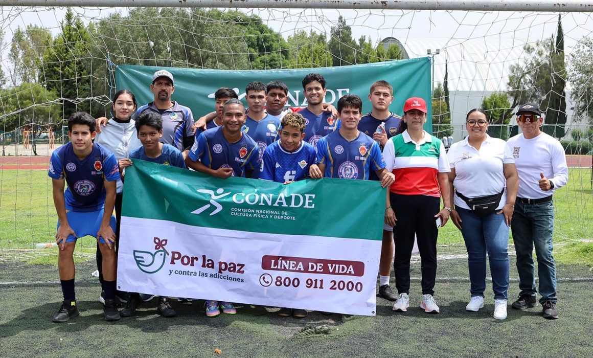 CONADE impulsa la disciplina y la convivencia en Chalco con clínica de fútbol