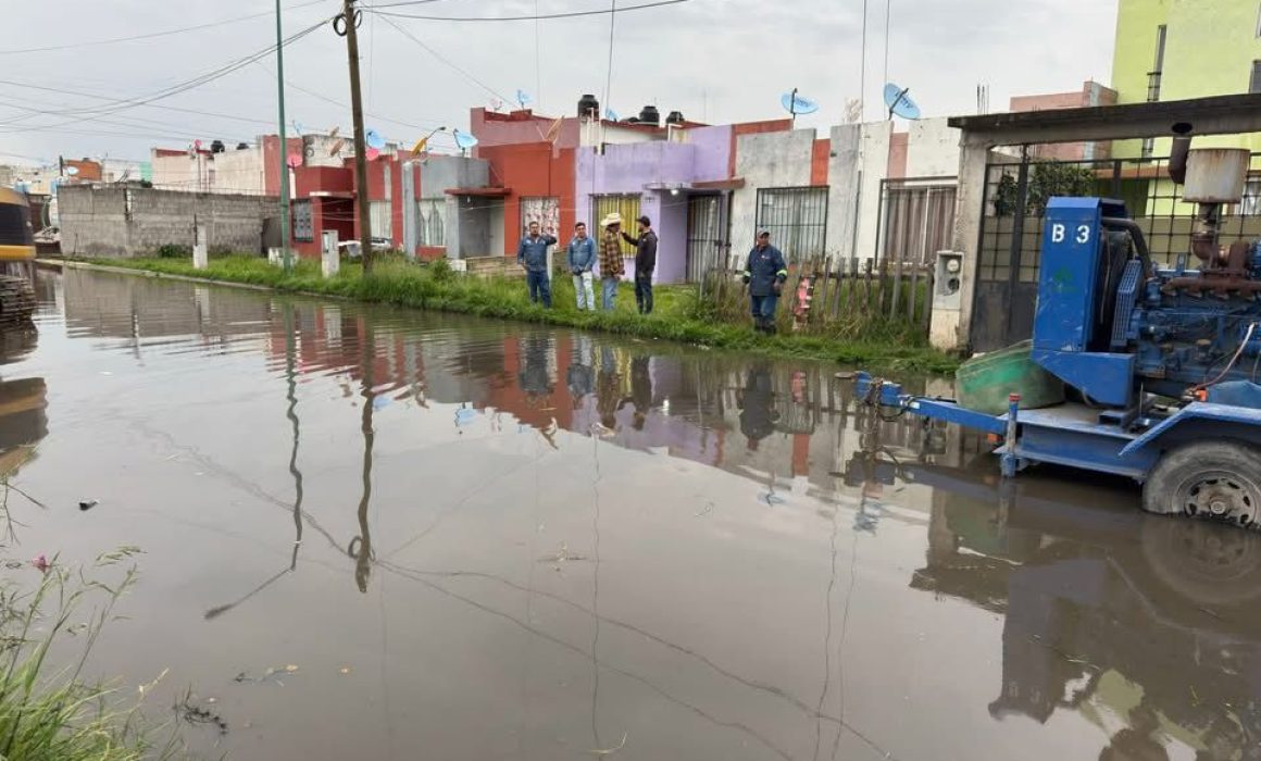 Calimaya responde de manera coordinada a las afectaciones por lluvias en Valle del Nevado con apoyo estatal y CAEM