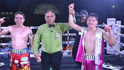 Canelito Pérez mantiene invicto en su primera pelea contra un rival extranjero