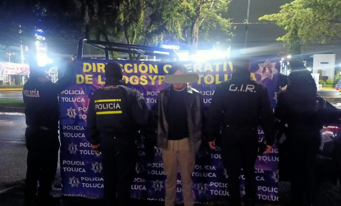 Caos en Metepec por un chisme que termina con detención y disparos en el fraccionamiento Xinantecátl
