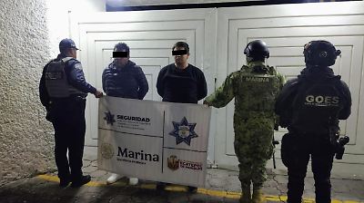 Capturados en Ecatepec presuntos implicados en robos a transportistas en la México-Pachuca