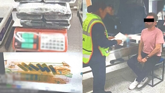 Capturan 17.4 kilos de cocaína en aeropuerto de la Ciudad de México y otros operativos destacados en el país