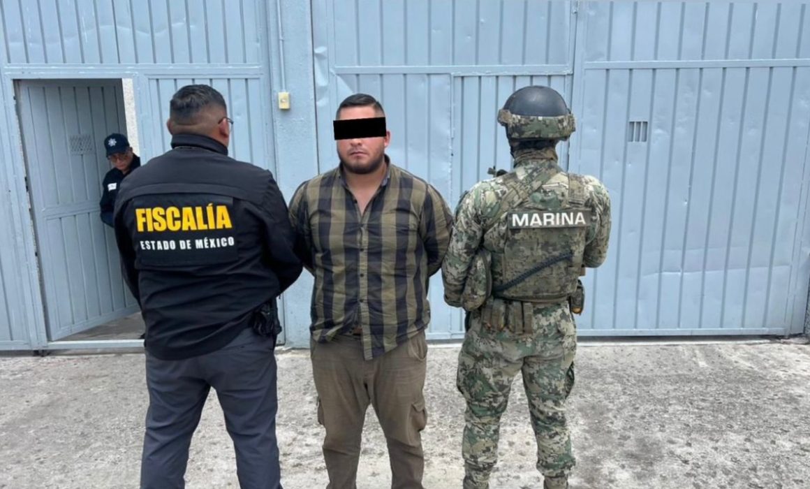 Capturan a El Masse, uno de los criminales más buscados en Edomex, y lo trasladan a Chiconautla