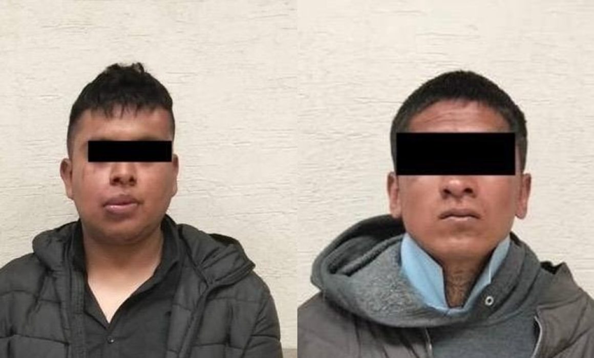 Capturan a dos hombres por robo con violencia en autopista Peñón-Texcoco y Circuito Exterior Mexiquense