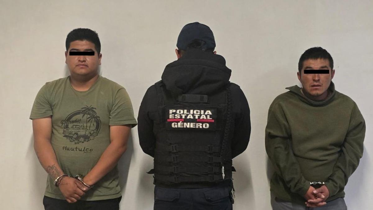 Capturan a dos hombres tras agresión a joven en Zinacantepec, EdoMéx